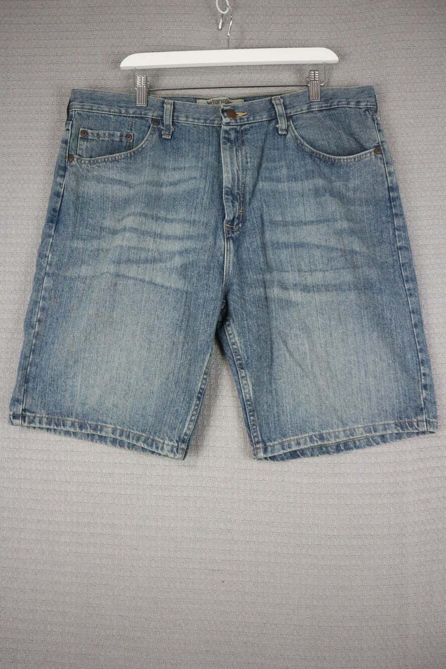 Wrangler 36W Denim Jorts Medium Wash Jean